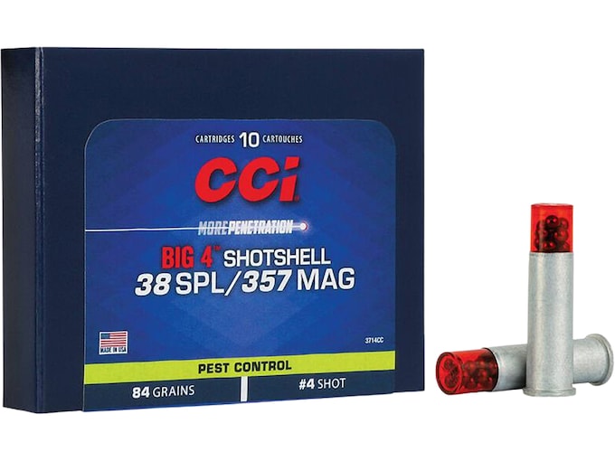 CCI Big 4 Shotshell 38 Special Ammo 84 Grain