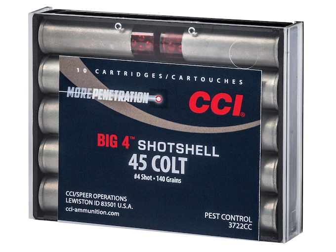 CCI Big 4 Shotshell 45 Colt (Long Colt) Ammo 140 Grain