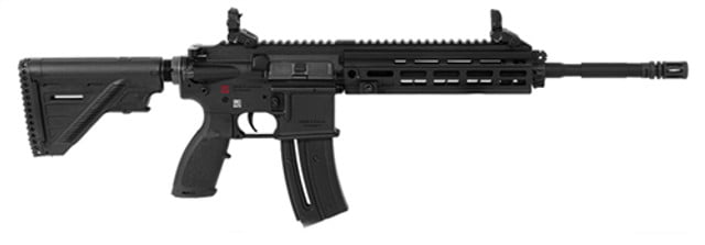 Ruger LC Carbine 5.7x28mm, 16.25" Barrel, Flip-Up Sights, M-LOK, QD Points, Black, 20rd