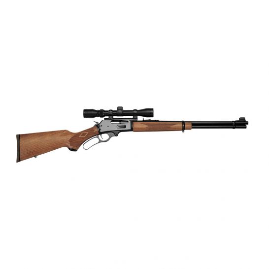 Marlin 336C Scoped .30-30 Win Lever Action Rifle w/ 3-9x32mm Scope, Brown - 70505