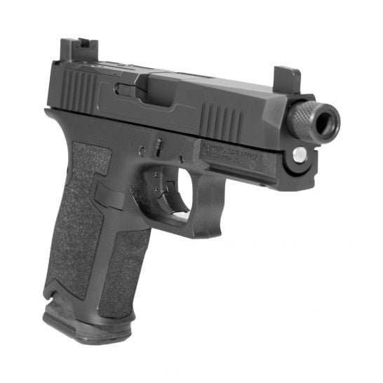 PSA Dagger Compact 9mm Pistol With RMR Slide, Threaded Barrel, & Suppressor Height Night Sights, Black