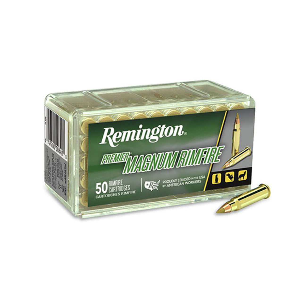 Remington Premier Magnum .17 HMR, 17gr, Jacketed Hollow Point, 50rd Box